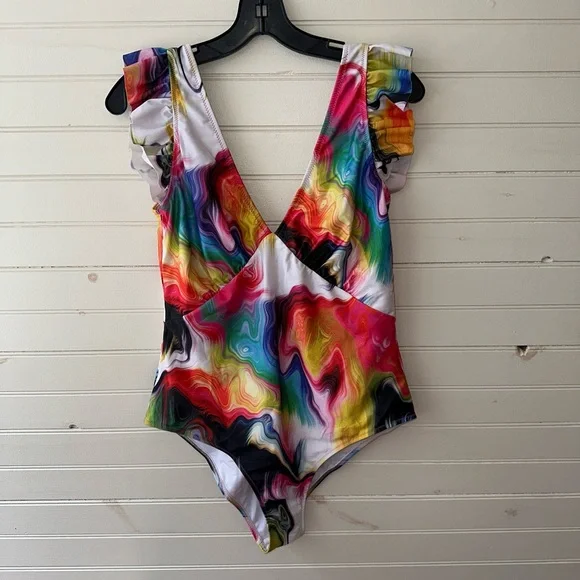 SOLD Colorful Averie one piece swimsuit - Picture 2 of 4